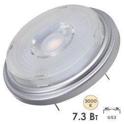 Лампа светодиодная OSRAM PARATHOM PRO AR111 50 DIM 7.3W/930 3000К 12V G53 40° 650lm 