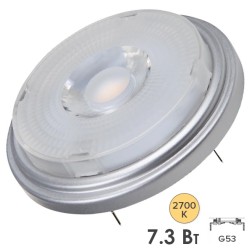 Лампа светодиодная OSRAM PARATHOM PRO AR111 50 DIM 7.3W/927 2700К 12V G53 24° 650lm 