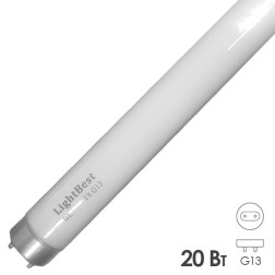 Лампа в ловушки для насекомых в пленке LightBest BL 20W T8 G13 368nm L590mm сушка гель-лака-полимер 