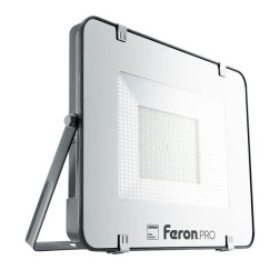 Светодиодный прожектор Feron PRO LL-1000 IP65 150W 230V 6400K корпус черный алюминий 