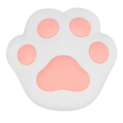 Силиконовый ночник мягкий «Кошачья лапа» розовый, 6LED, 5В, Теплый белый, 143х41х135мм IP20 