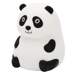 Силиконовый ночник мягкий «Панда» 8LED, 5В, RGB+теплый белый, 106х112х136мм IP20 