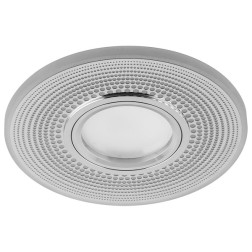 Светильник встраиваемый с белой LED подсветкой Feron CD950 потолочный MR16 G5.3 белый матовый 