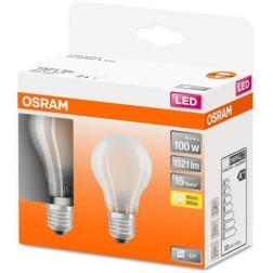 Лампа филаментная светодиодная Osram LEDSCLA100 10W/827 230V GL FR E27 Filament упаковка 2 шт. 