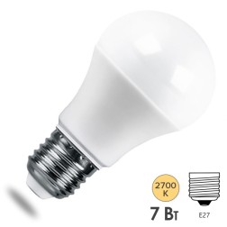 Лампа светодиодная Feron.PRO LB-1007 A55 7W 2700K 230V E27 560Lm 100х55мм используются OSRAM LED 