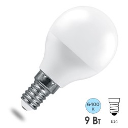 Лампа светодиодная Feron.PRO LB-1409 Шарик G45 9W 6400K 230V E14 790Lm используется OSRAM LED 