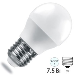 Лампа светодиодная Feron.PRO LB-1407 Шарик G45 7.5W 4000K 230V E27 650Lm используется OSRAM LED 