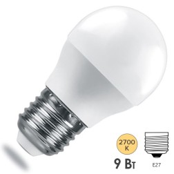 Лампа светодиодная Feron.PRO LB-1409 Шарик G45 9W 2700K 230V E27 730Lm используется OSRAM LED 