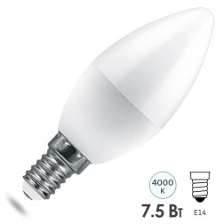 Лампа светодиодная Feron.PRO LB-1307 Свеча C37 7.5W 4000K 230V E14 650Lm используется OSRAM LED 