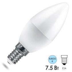 Лампа светодиодная Feron.PRO LB-1307 Свеча C37 7.5W 6400K 230V E14 670Lm используется OSRAM LED 