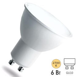 Лампа светодиодная Feron.PRO LB-1606 MR16 6W 2700K 230V GU10 395Lm используется OSRAM LED 