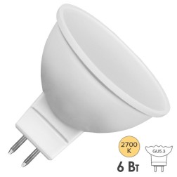 Лампа светодиодная Feron.PRO LB-1606 MR16 6W 2700K 230V G5.3 395Lm используется OSRAM LED 