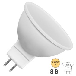 Лампа светодиодная Feron.PRO LB-1608 MR16 8W 2700K 230V G5.3 530Lm используется OSRAM LED 