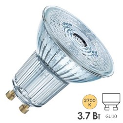 Лампа светодиодная Osram PARATHOM PAR16 35 36° 3,7W/927 DIM 230V GU10 230lm d51x55mm 