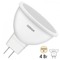 Лампа светодиодная Osram LED LS MR16 35 4W/830 230V GU5.3 300lm d50x48mm 