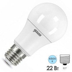 Лампа Gauss LED A70 22W 1640lm 6500K 220V E27 