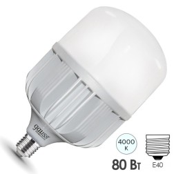 Лампа Gauss Elementary T140 80W 6400lm 4000K E40 LED 1/8 