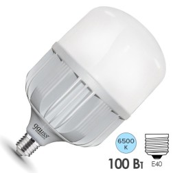Лампа Gauss Elementary T160 100W 9500lm 6500K E40 LED 1/8 