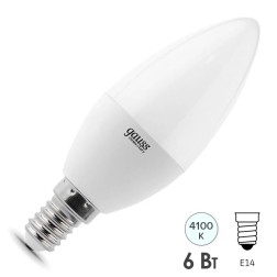 Лампа светодиодная Gauss Elementary свеча 6W 4100К 230V E14 450Lm 