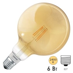Лампа светодиодная LEDVANCE SMART+ Filament Globe DIM 55 6W/2400K E27 