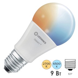 Лампа светодиодная LEDVANCE SMART+ Classic Tunable White 9W (замена 60W) 2700-6500K E27 