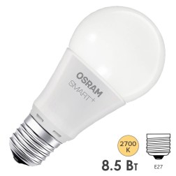 Лампа светодиодная LEDVANCE SMART+ Classic DIM 8.5W (замена 60W) E27 
