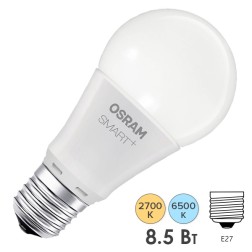 Лампа светодиодная LEDVANCE SMART+ Classic Tunable White 8.5W (замена 60W) E27 
