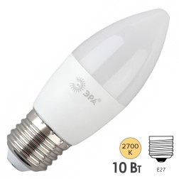 Лампа светодиодная свеча ЭРА RED LINE LED B35-10W-827-E27 R 10W теплый белый свет 