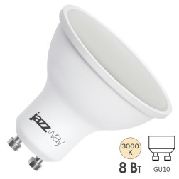 Лампа светодиодная PLED- DIM GU10 8w 3000K 560Lm  230V Jazzway 