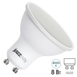 Лампа светодиодная PLED- DIM GU10 8w 4000K 560Lm  230V Jazzway 