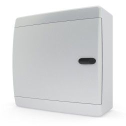Щит навесной Tekfor 4 (1x4) модулей IP41 непрозрачная белая дверца CNN 40-04-1 (электрический шкаф) 