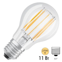 Лампа филаментная Osram PARATHOM CLASSIC А 11W(100W) 2700K DIM E27 Filament 