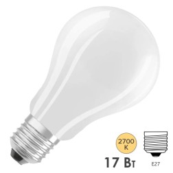 Лампа светодиодная Osram PARATHOM CL A GL FR 150 17W/827 E27 