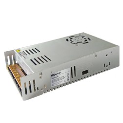 Блок питания TDM 360W 12V с вентилятором для светодиодных лент и модулей, металл IP20 