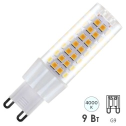 Лампа светодиодная TDM G9 9W 230V 4000K SMD 21,5х70,5мм 