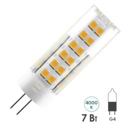 Лампа светодиодная TDM G4 7W 230V 4000K SMD 18,5х57мм 