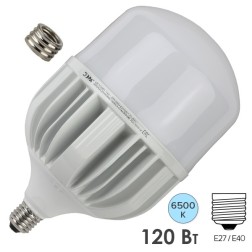 Лампа светодиодная ЭРА STD LED POWER T160-120W-6500-E27/E40 120W колокол холодная дневного цвета 