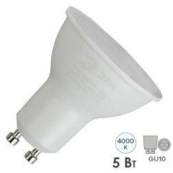 Лампа светодиодная ЭРА RED LINE LED MR16-5W-840-GU10 5W софит нейтральный белый свет 