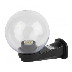 Садово-парковый светильник ЭРА НБУ 01-60-202 шар прозрачный с настенным крепежом D200mm Е27 