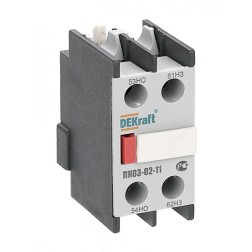 Приставка контактная лицевой установки ПК-03-02-02 2НЗ для КМ-103 DEKraft 