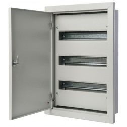 Корпус металлический распределительный встраиваемый 550х380х120 3х15м IP31 ЩРВ-45 DEKraft  Корпус металлический распределительный встраиваемый 550х380х120 3х15м IP31 ЩРВ-45 DEKraft
