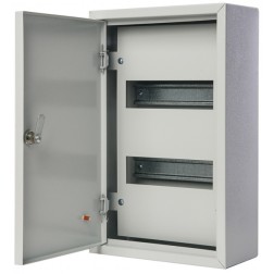 Корпус металлический распределительный навесной 400х250х120 2х9м IP31 ЩРН-18 DEKraft  Корпус металлический распределительный навесной 400х250х120 2х9м IP31 ЩРН-18 DEKraft