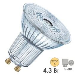 Лампа светодиодная Osram PARATHOM PAR16 GL 50 4,3W/827 36° 350lm GU10 