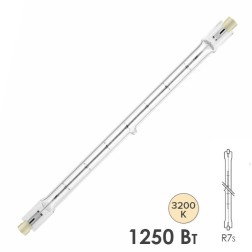 Лампа специальная галогенная Osram 64751 P2/12 1250W 3200K 230V R7S-15 200h 33500lm (PHILIPS 6358R) 