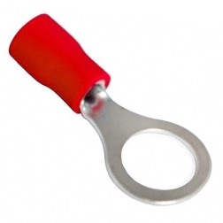 Наконечник кольцевой изолированный (НКИ d 3.7 мм) 0.5-1.5 мм2 (НКи 1.5-3.5) красный REXANT 