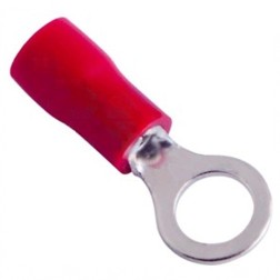 Наконечник кольцевой изолированный d 5.3 мм 0.5-1.5 мм2 (НКи 1.5-5/НКи 1,25-5) красный REXANT 