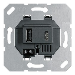 USB зарядное устройство, 3.1A тип A,С Donel, черный 