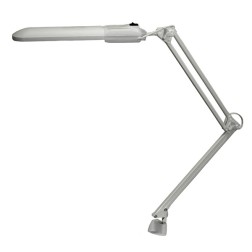Настольный светильник Дельта 1 ФДБ23-11-001 с лампой 11W 4000K G23 на струбцине, серый 