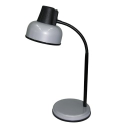 Настольный светильник Бета Ш ННБ37-60-162 под лампу ЛОН/LED, max 60W Е27 подставка, серебро, 450мм 