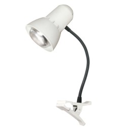Настольный светильник Надежда-ПШ НДБ37-40-017 под лампу ЛОН/LED max 40W 220V Е27, на стойке, белый 
